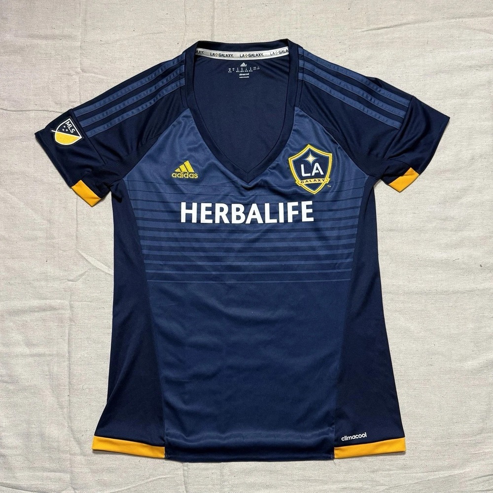 Los Angeles Galaxy MLS Soccer Blue Jersey Women's MEDIUM